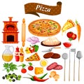 Food and Spice ingredient for Pizza
