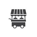 Food stall icon vector Royalty Free Stock Photo