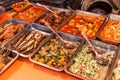 Food stall at Quiapo market in Manila, Philippin