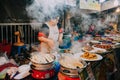 Food stall at the Saturday Night Market, Chiang Mai, Thailand