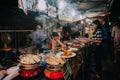 Food stall at the Saturday Night Market, Chiang Mai, Thailand