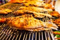 Food Stall in Thailand,fried fish Royalty Free Stock Photo