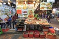 Food stalls in Temple Street, Hong Kong Royalty Free Stock Photo