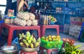 Food stalls at Thung Khe Pass, Mai Chau, Hoa Binh, Vietnam