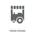 Food stand icon from collection. Royalty Free Stock Photo