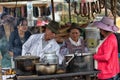 Food stand in the local market in Villa de Leyva, Colombia