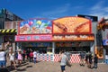 Food stands in tourist area of Clifton Hill, Niagara Falls