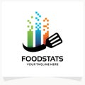 Food Stats Logo Design Template Inspiration