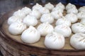 The food, the steamed stuffed bun Royalty Free Stock Photo