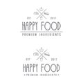Food Store Modern Logo Vector