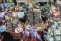 Food store in Taormina city Royalty Free Stock Photo