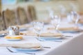 Food on table at event Royalty Free Stock Photo
