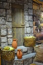 Food trading of Estero de Binondo at Chinatown Museum in Manila, Philippines Royalty Free Stock Photo