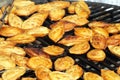 Food at the traditional street market