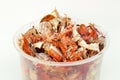 Food trash, crab shell and shrimp shell