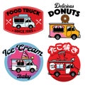 Food truck badge mascot