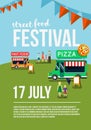 Food truck festival event flyer