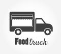 Food truck icon Royalty Free Stock Photo