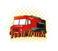 Food Truck logo Royalty Free Stock Photo