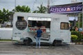 food truck mobile at Bumper to Bumper Prime car show in Pasay, Philippines