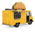 Food Truck Taco Isolated Royalty Free Stock Photo