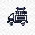 Food truck transparent icon. Food truck symbol design from Unite