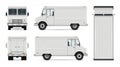 Food Truck Vector Template Royalty Free Stock Photo