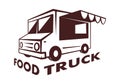 Food truck, vector