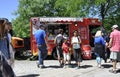 Montreal, 26th June: Food Truck from Vieux Port of Montreal in Canada