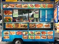 Food Trucks vendors in New York City, USA Royalty Free Stock Photo