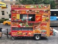 Food Trucks vendors in New York City, USA Royalty Free Stock Photo