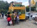 Food Trucks vendors in New York City, USA Royalty Free Stock Photo