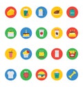 Food Vector Icons 3 Royalty Free Stock Photo