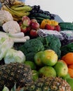 FOOD ,VEGES ,FRUITS Royalty Free Stock Photo