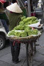 Food vendor in the street of Hanoi, Vietnam Royalty Free Stock Photo