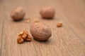 Wallnuts food nutshell Royalty Free Stock Photo