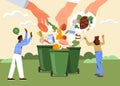 Food waste concept