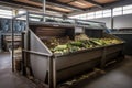 food waste composting system, transforming excess food and produce into valuable resource Royalty Free Stock Photo