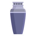 Food waste disposer icon cartoon . Wash pipe