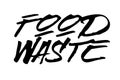 Food Waste stamp typographic stamp