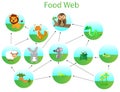 Food web Royalty Free Stock Photo