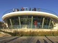 Foodcourt gastronomic center in Zaryadie park, Moscow