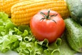 Foodgroup: vegetables Royalty Free Stock Photo