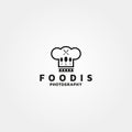 Foodies Photography Vector logo design template Idea and inspiration Royalty Free Stock Photo