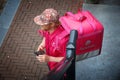 Foodora food delivery in Amsterdam