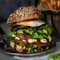 Foodporn Beef Burger, Junk Food