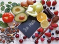 Foods rich in vitamins and minerals for healthy glowing skin. Natural food products for repairing or healthy skin