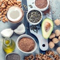 Foods high in plantbased fats