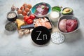 Foods High in Zinc Royalty Free Stock Photo