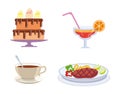 Foodstuffs color icons